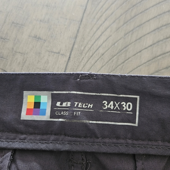 Lib Tech Blue Pants Classic Fit Size 34x30 Hiking Travel Outdoors Zip Pockets - Picture 6 of 10